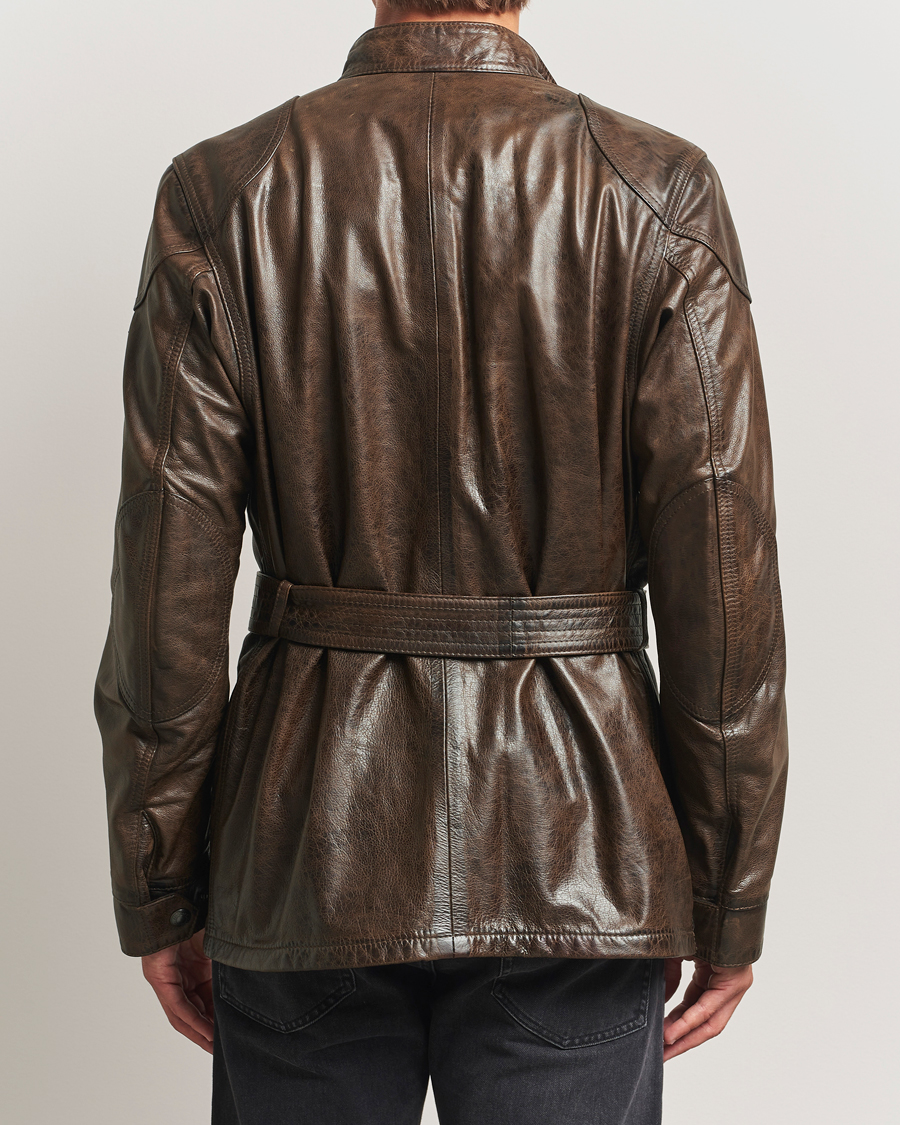 Herre | Jakker | Belstaff | Trailmaster Panther Leather Jacket Dark Earth