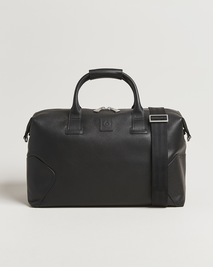 Herre | Vesker | Belstaff | Ronson Leather Weekender Bag Black