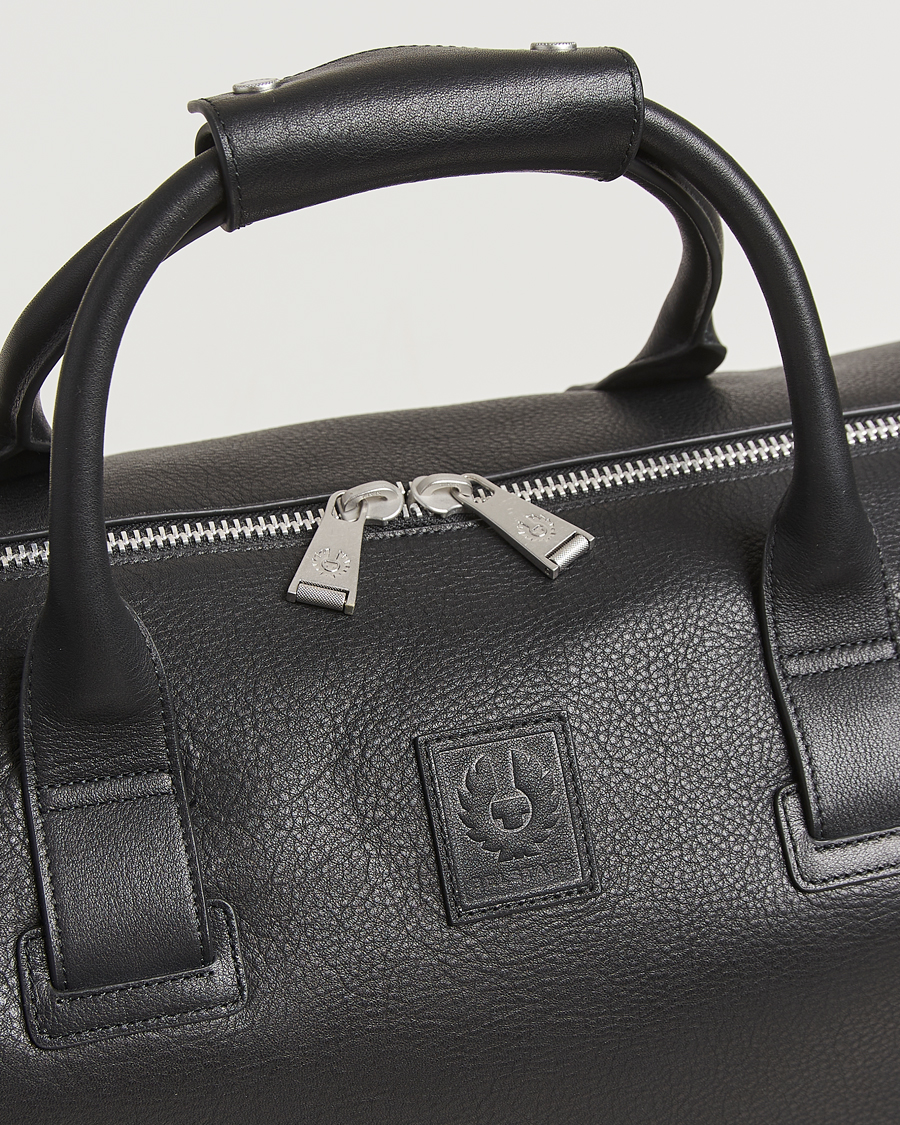 Herre | Vesker | Belstaff | Ronson Leather Weekender Bag Black