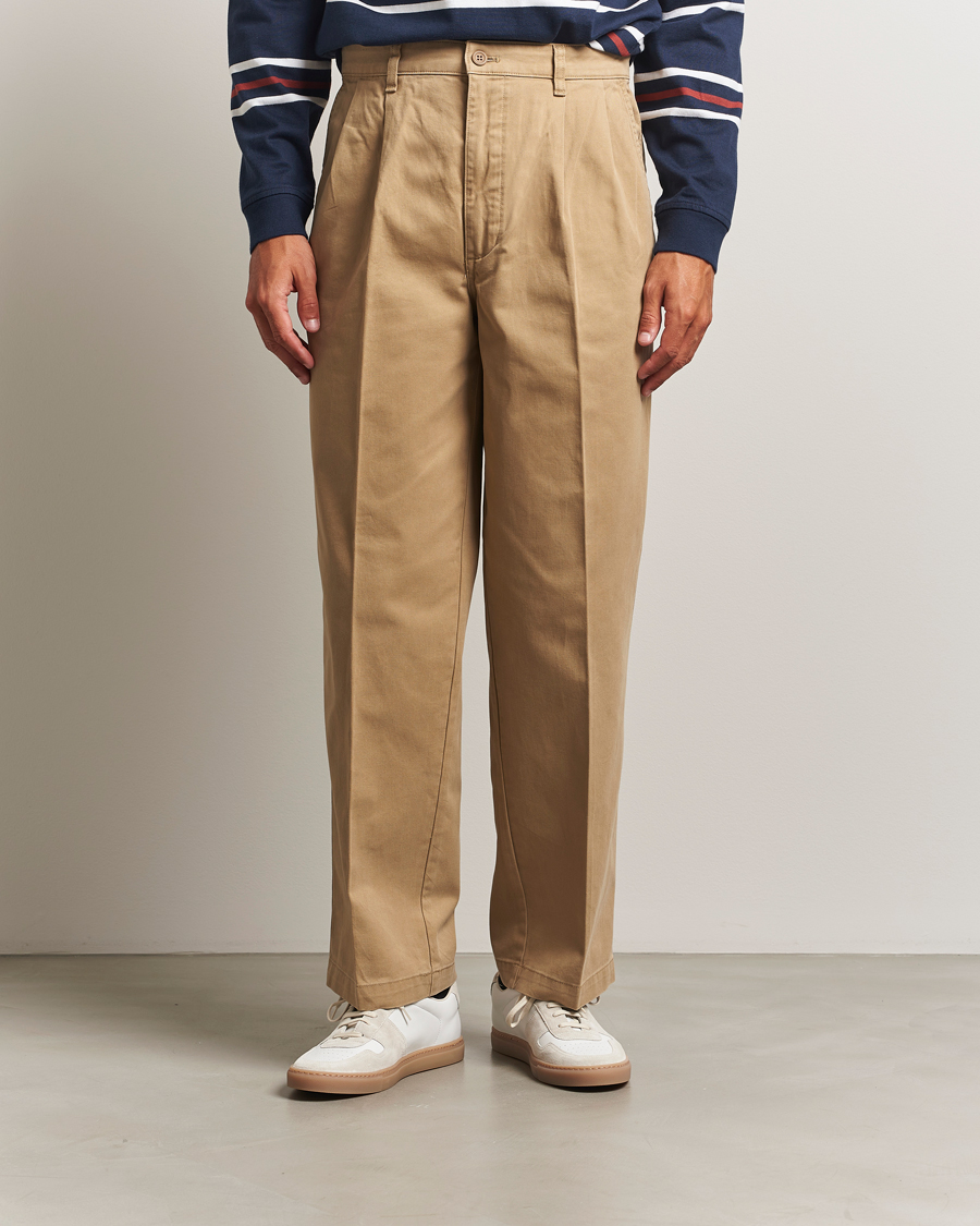 Herre | Bukser | Dockers | Original Pleated Chino Loose Harvest Gold
