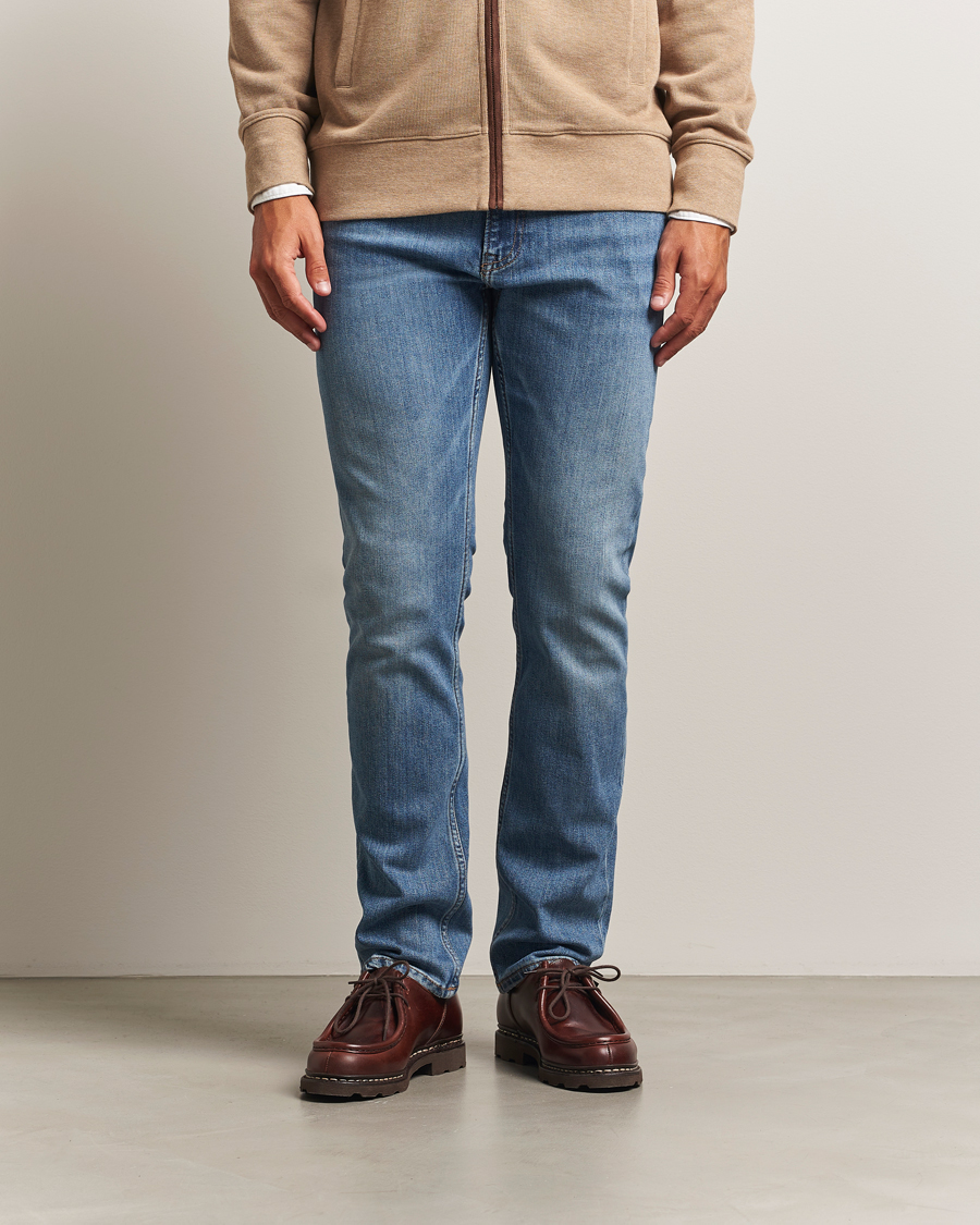 Herre | Jeans | GANT | Regular Fit Jeans Mid Blue Worn In