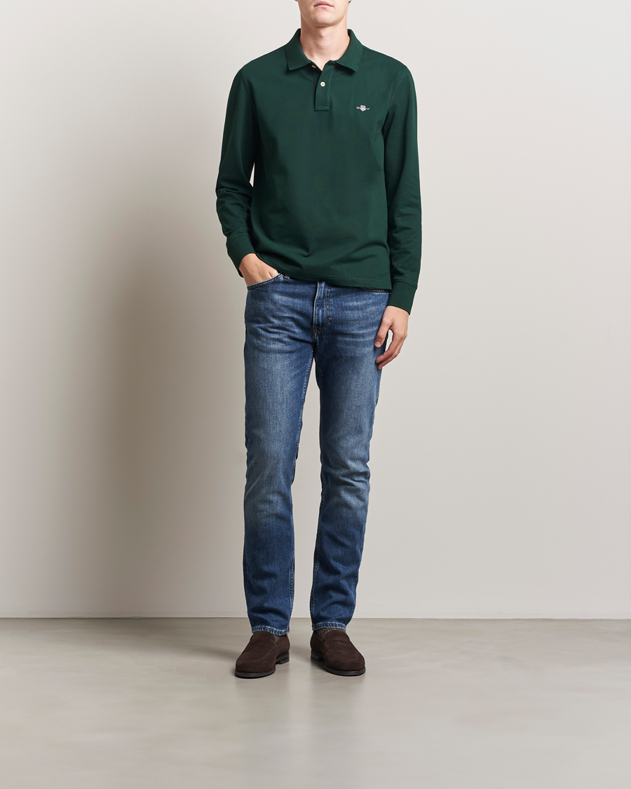 Herre | Jeans | GANT | Regular Fit Jeans Mid Blue Vintage