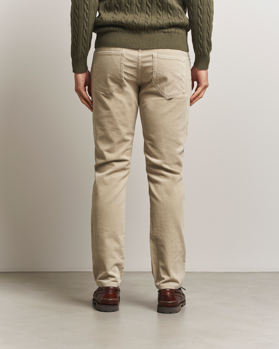 Herre | Bukser | Gant | Cord 5-Pocket Jeans Greige