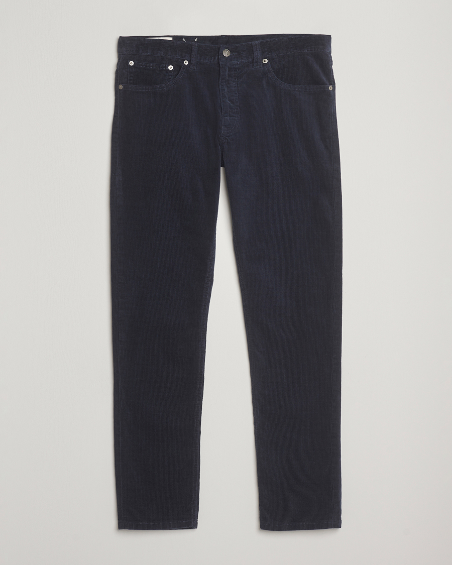 Herre | Bukser | Gant | Cord 5-Pocket Jeans Evening Blue
