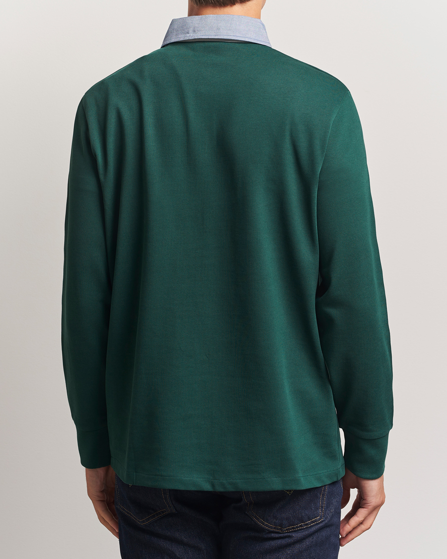 Herre | Gensere | GANT | Chambray Solid Heavy Rugger Tartan Green
