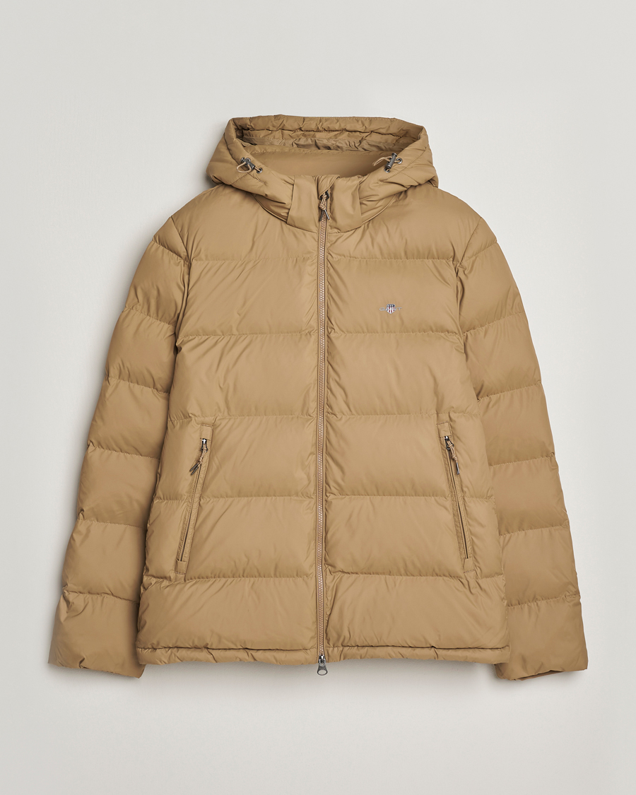 Herre | Jakker | GANT | The Active Cloud Down Jacket Light Taupe