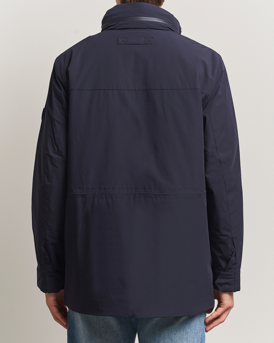 Herre | Jakker | GANT | Double Mid Length Field Jacket Evening Blue