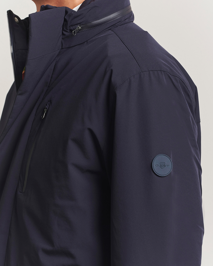 Herre | Jakker | GANT | Double Mid Length Field Jacket Evening Blue
