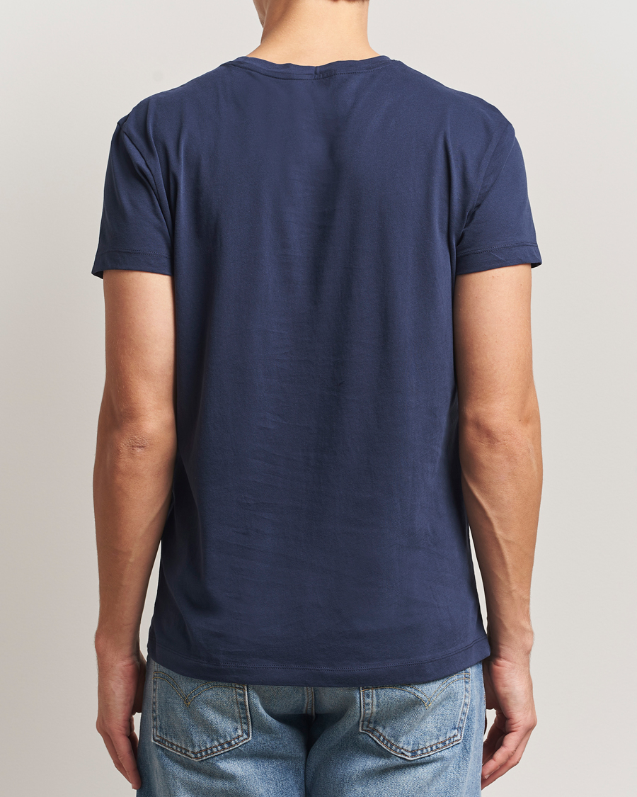 Herre | T-Shirts | GANT | 2-Pack Crew Neck T-Shirt Light Grey/Navy