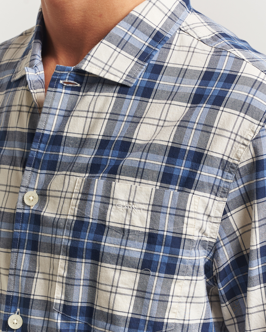 Herre | Pyjamaser og badekåper | GANT | Checked Pyjama Set Blue Water