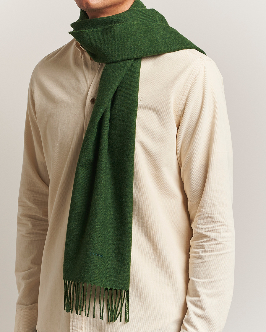 Herre | Skjerf | GANT | Wool Scarf Country Green
