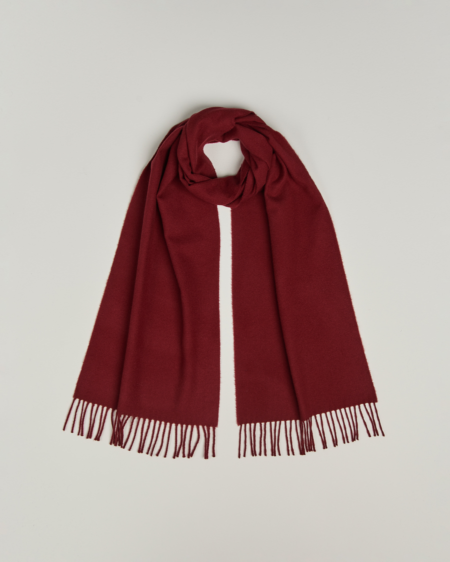 Herre | Skjerf | GANT | Wool Scarf Plumped Red
