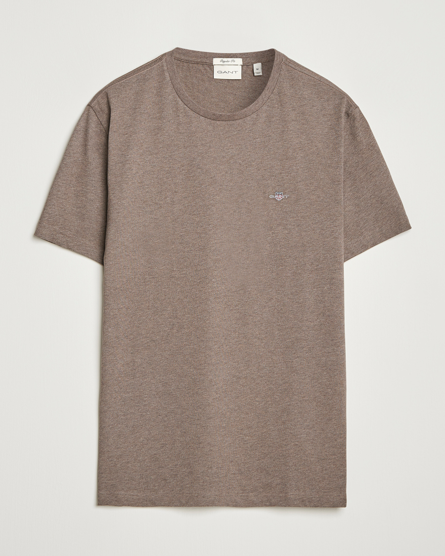 Herre | T-Shirts | GANT | The Original T-Shirt Seawood Melange
