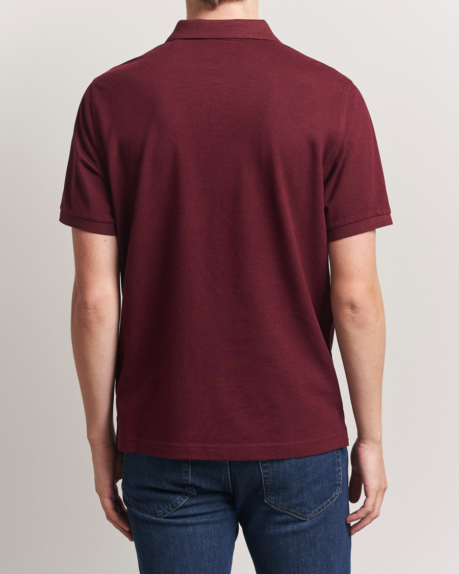 Herre | Pikéer | GANT | The Original Polo Bordeaux Melange