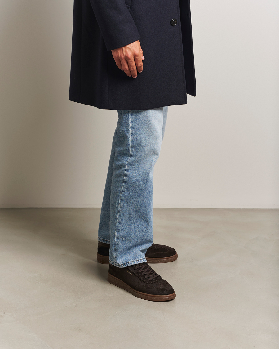 Herre | Sneakers | GANT | Cuzmo Suede Sneaker Dark Brown