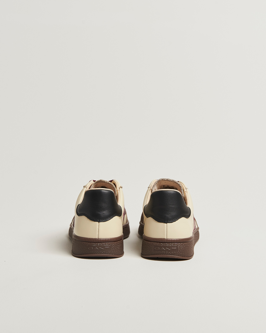 Herre | Sneakers | GANT | Cuzmo Leather/Suede Sneaker Ivory/Brown