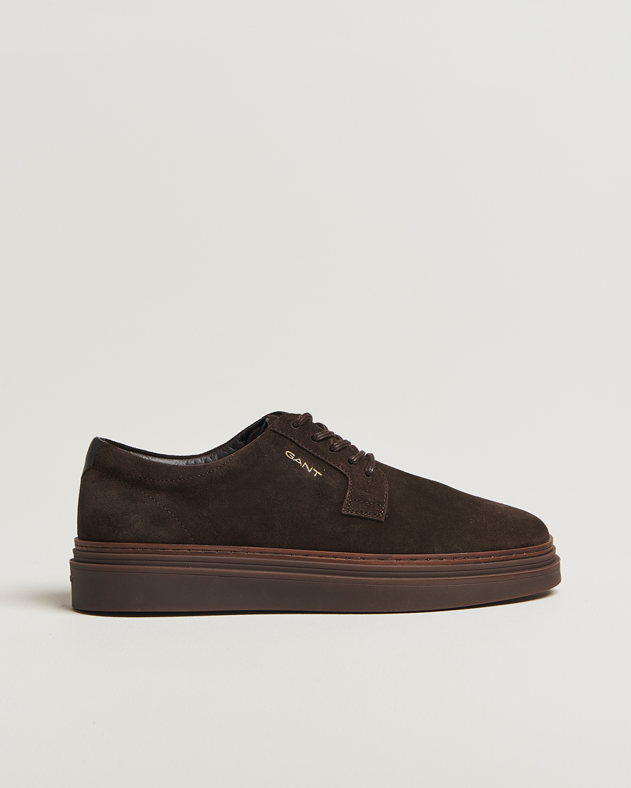 Herre | Sneakers | GANT | Kinzoon Suede Derby Sneaker Espresso Brown