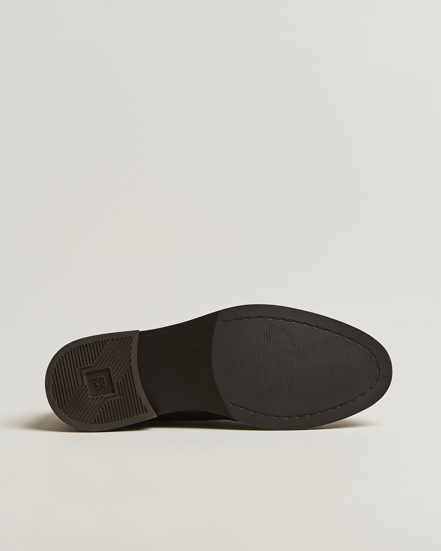 Herre | Brogues | GANT | Bidford Suede Brouges Dark Brown