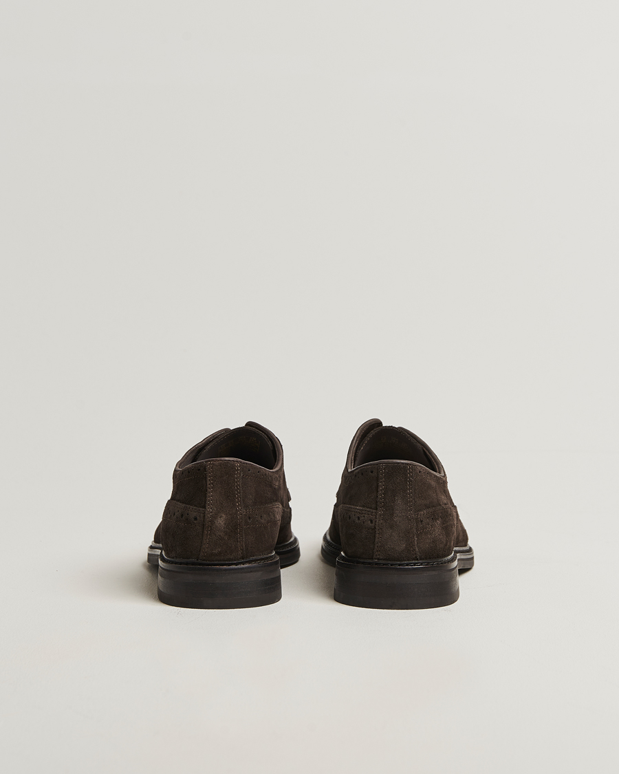 Herre | Brogues | GANT | Bidford Suede Brouges Dark Brown