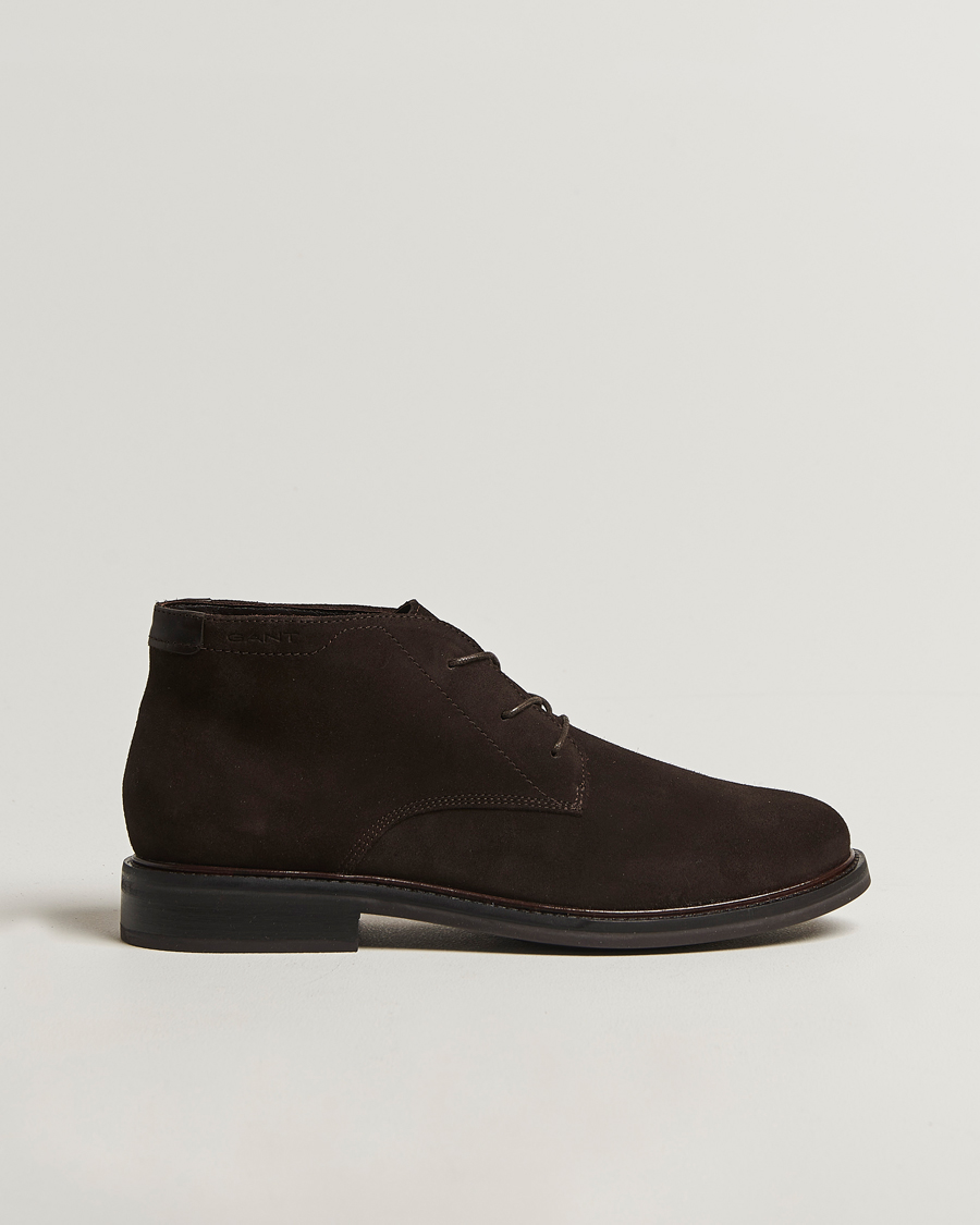 Herre | Støvler | GANT | St Fairkon Suede Chukka Boot Dark Brown