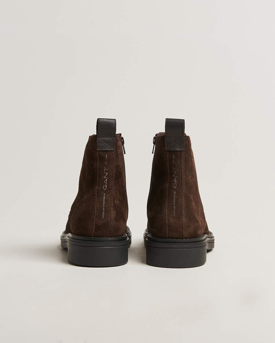 Herre | Støvler | Gant | Boggar Suede Boot Espresso Brown