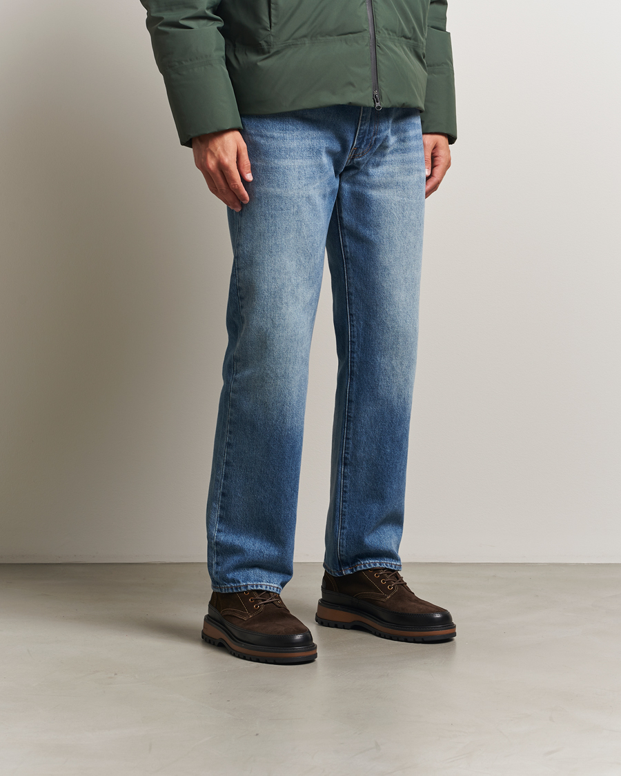 Herre | Støvler | GANT | Clafton Felt Lined Suede Boot Dark Brown