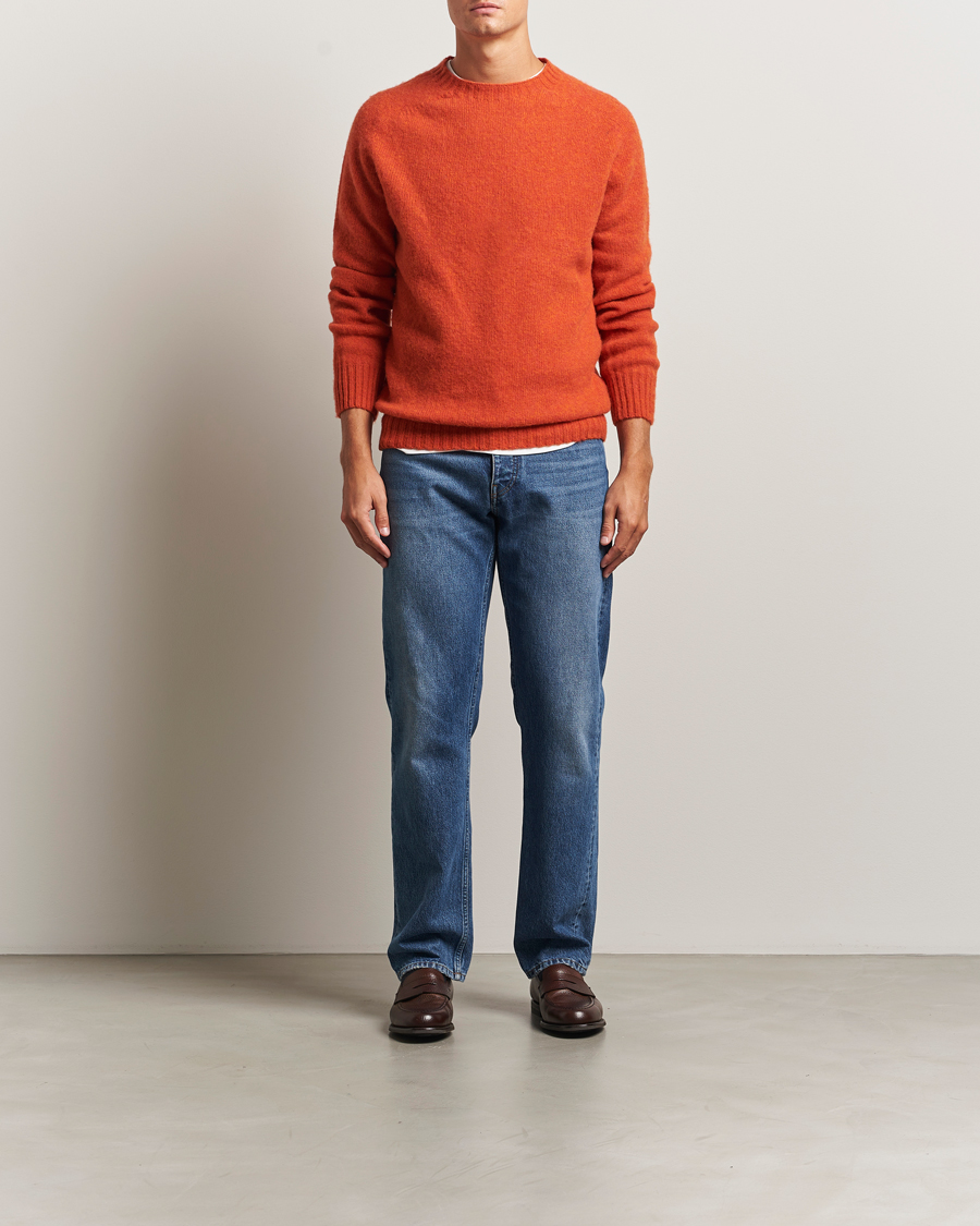 Herre | Gensere | Howlin' | Brushed Wool Sweater Spiced