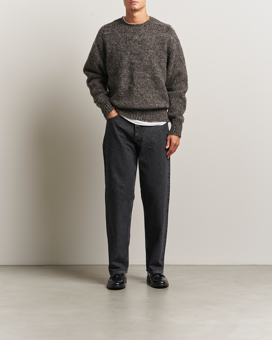 Herre | Gensere | Howlin' | Shaggy Bear Sweater Black Melange