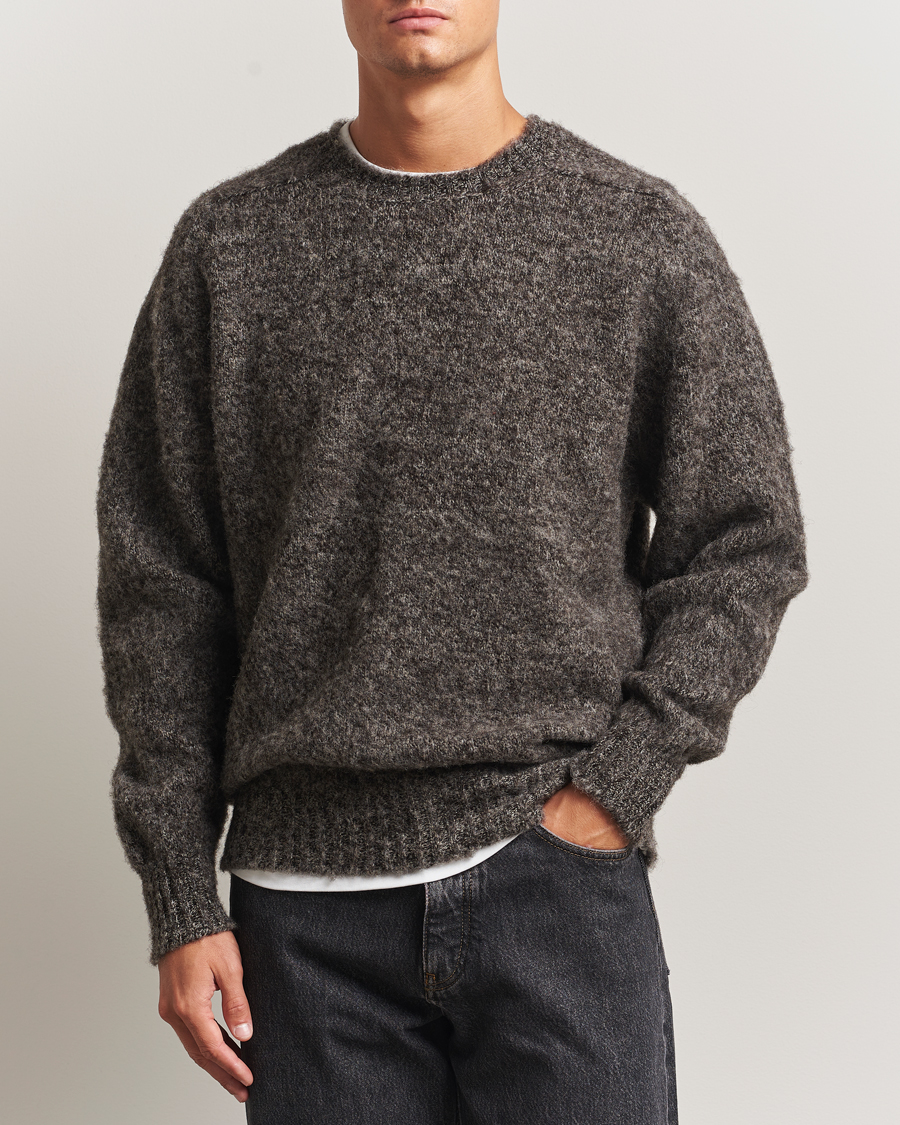 Herre | Gensere | Howlin' | Shaggy Bear Sweater Black Melange