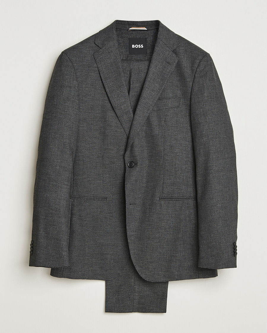 Herre | Dresser | BOSS BLACK | Huge Wool Suit Medium Grey
