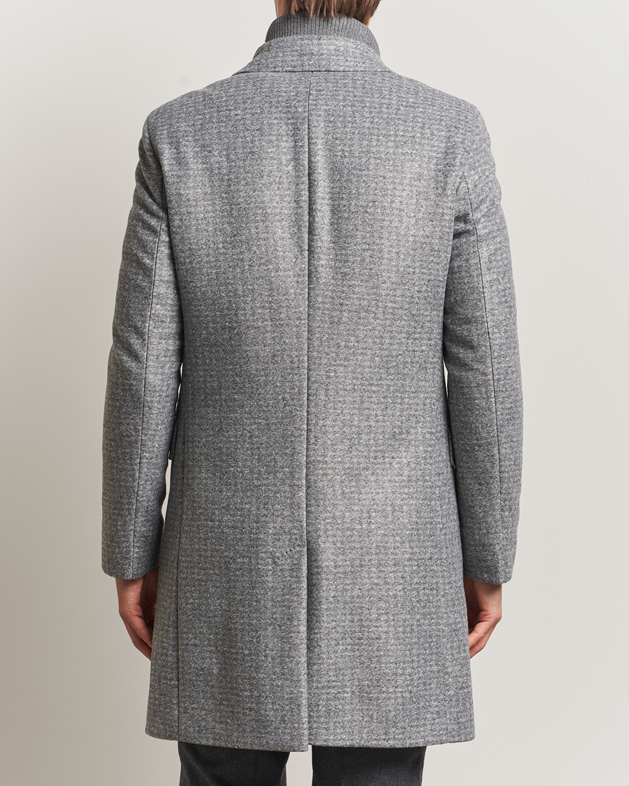 Herre | Jakker | BOSS BLACK | Hyde Wool Bib Coat Silver