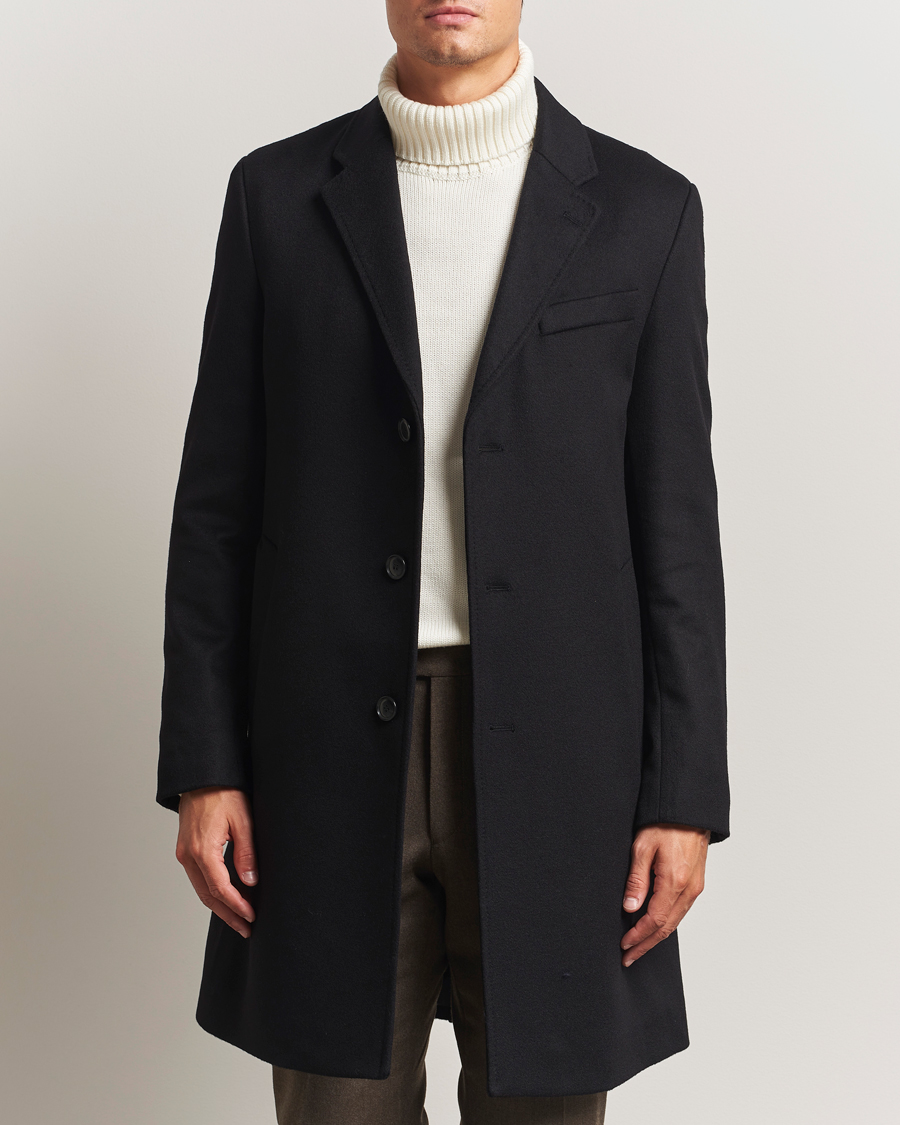 Herre | Jakker | BOSS BLACK | Hyde Wool Coat Black