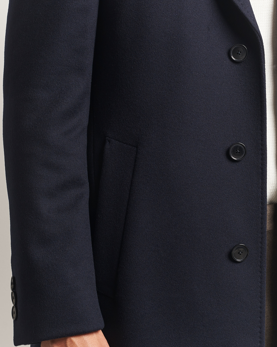 Herre | Jakker | BOSS BLACK | Hyde Wool Coat Dark Blue