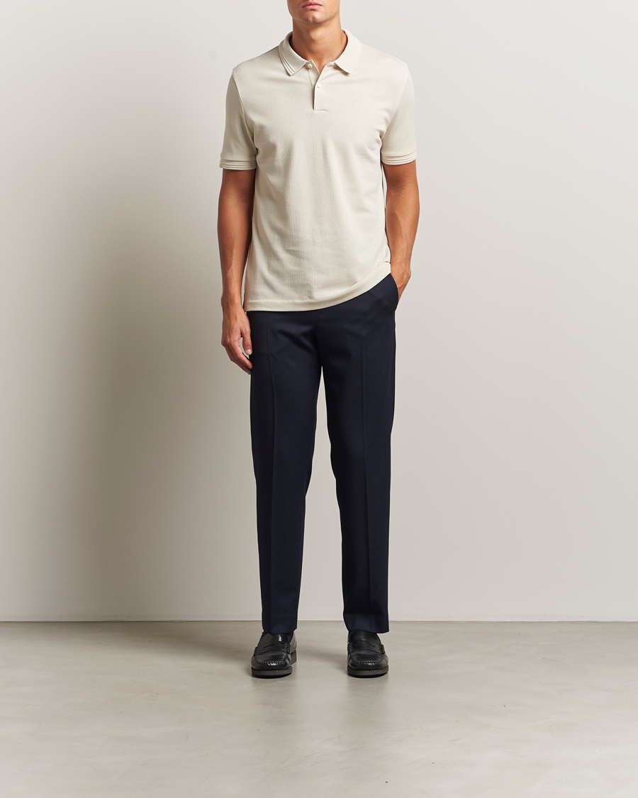 Herre | Pikéer | BOSS BLACK | Parlay Structured Polo Open White