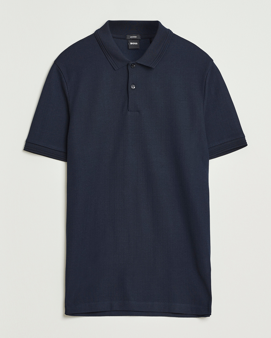 Herre | Pikéer | BOSS BLACK | Parlay Structured Polo Dark Blue