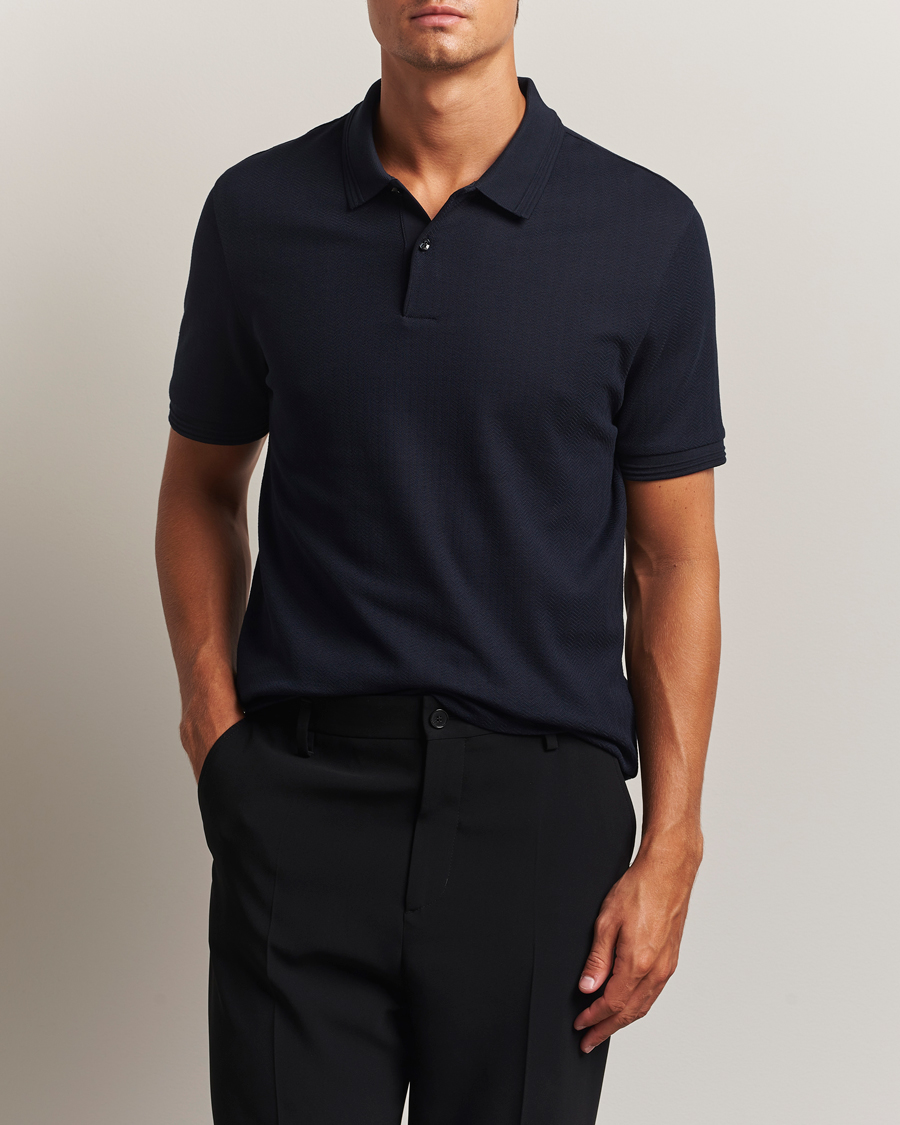 Herre | Pikéer | BOSS BLACK | Parlay Structured Polo Dark Blue