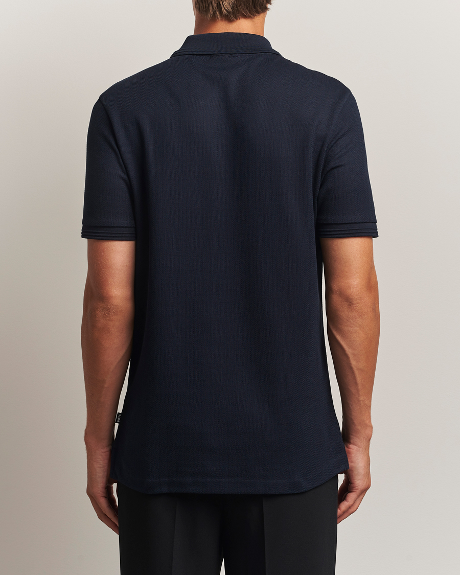 Herre | Pikéer | BOSS BLACK | Parlay Structured Polo Dark Blue