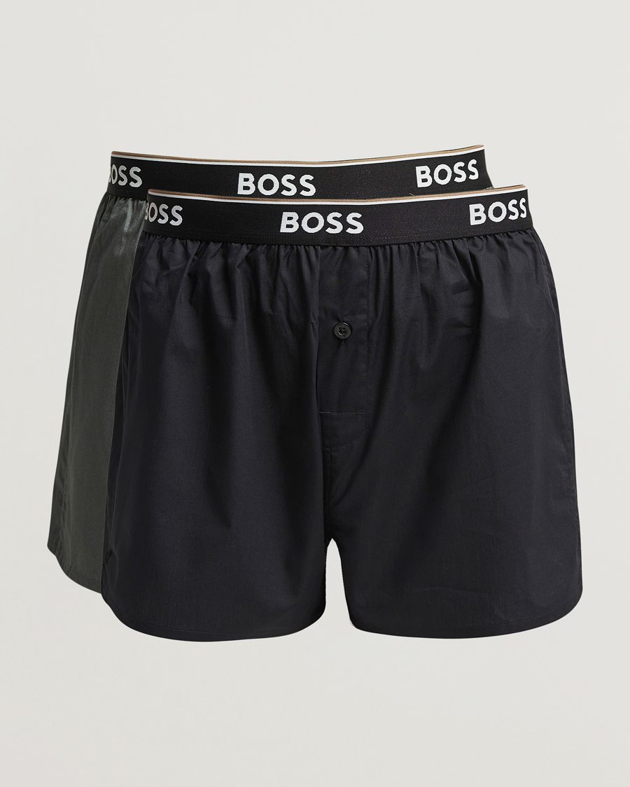 Herre | Undertøy | BOSS BLACK | 2-Pack Boxer Shorts Green/Black