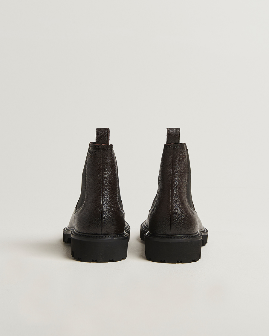 Herre | Støvler | BOSS BLACK | Julyo Leather Chelsea Boot Dark Brown
