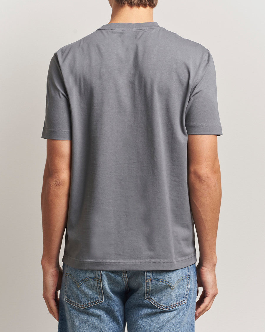 Herre | T-Shirts | BOSS ORANGE | Tchup Logo Crew Neck T-Shirt Open Grey