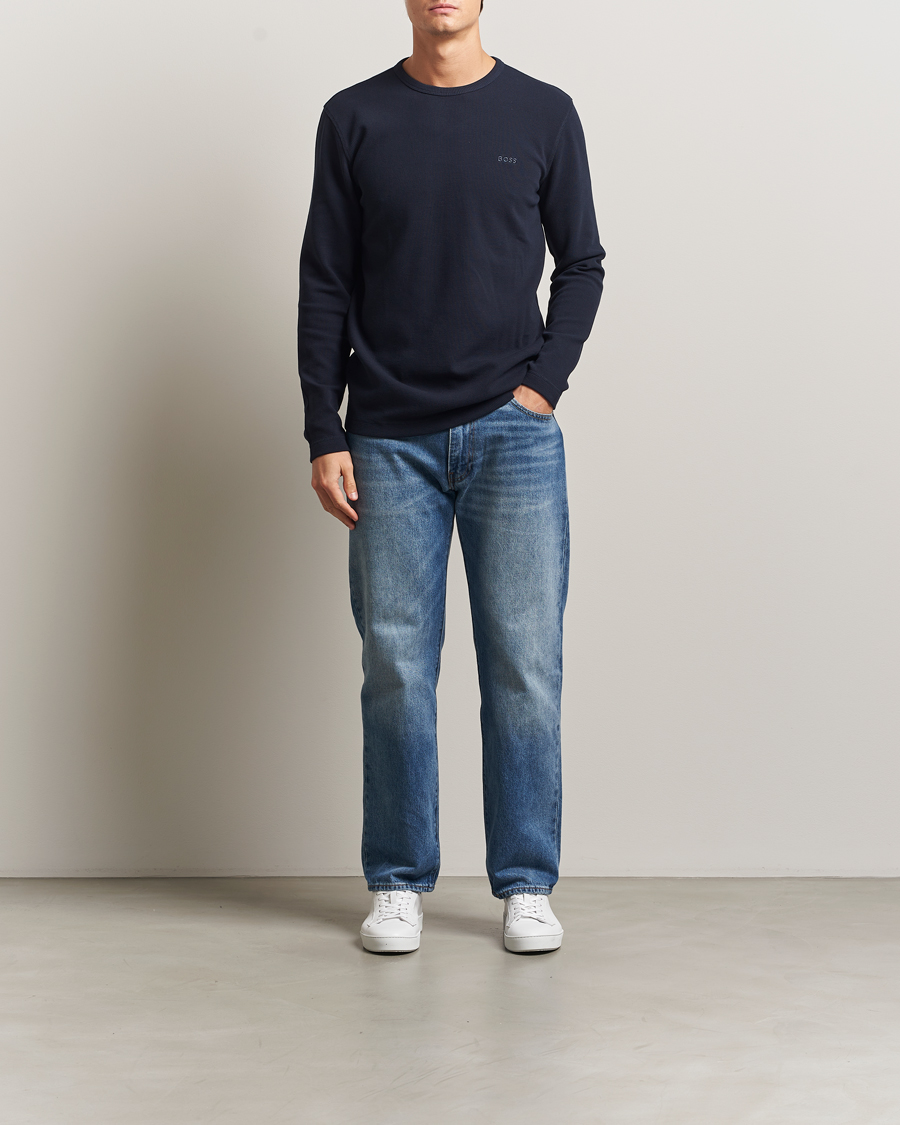 Herre | Gensere | BOSS ORANGE | Tempesto Sweater Dark Blue