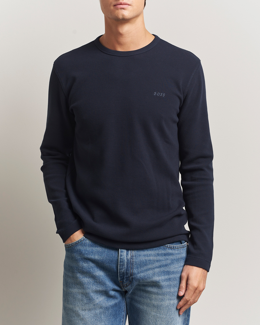 Herre | Gensere | BOSS ORANGE | Tempesto Sweater Dark Blue