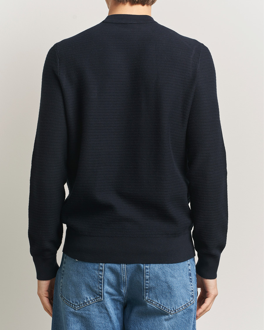 Herre | Gensere | BOSS ORANGE | Anion Knitted Sweater Dark Blue