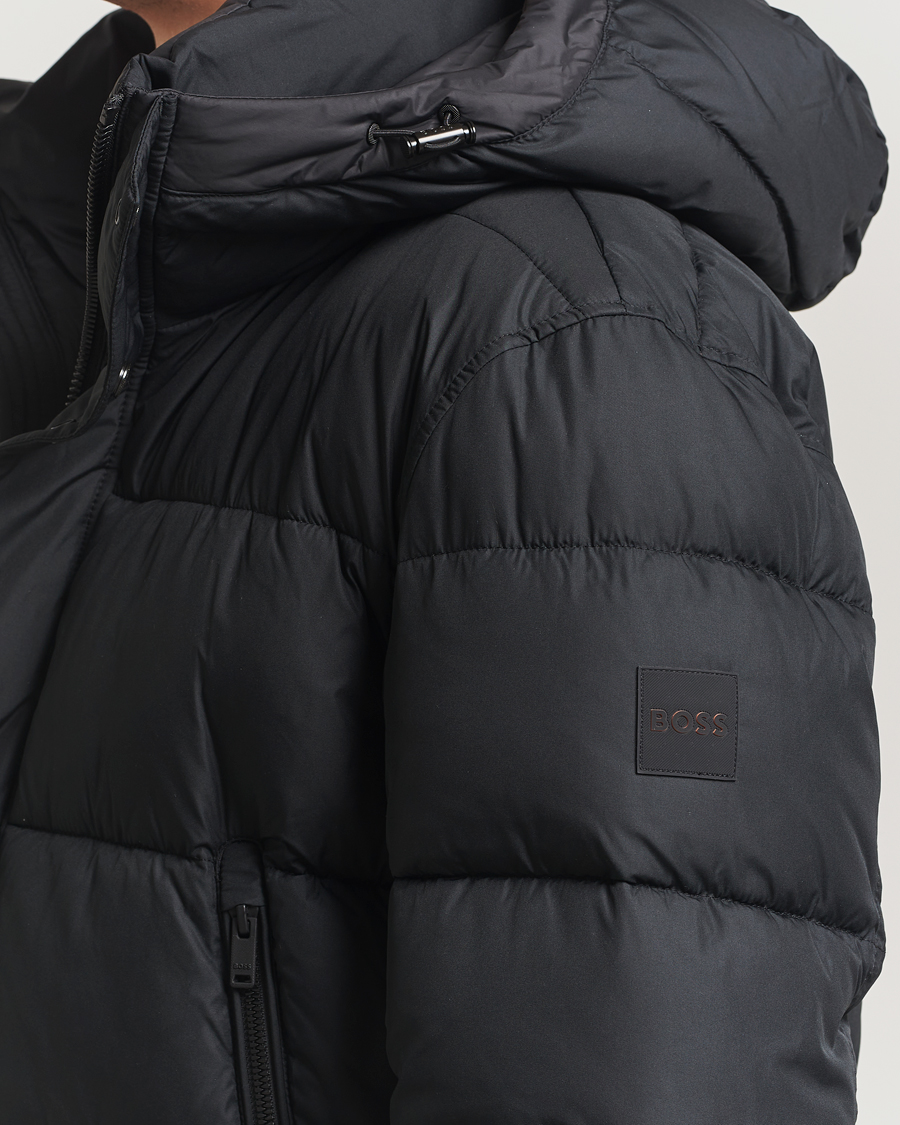 Herre | Jakker | BOSS ORANGE | Omaris Down Hooded Jacket Black