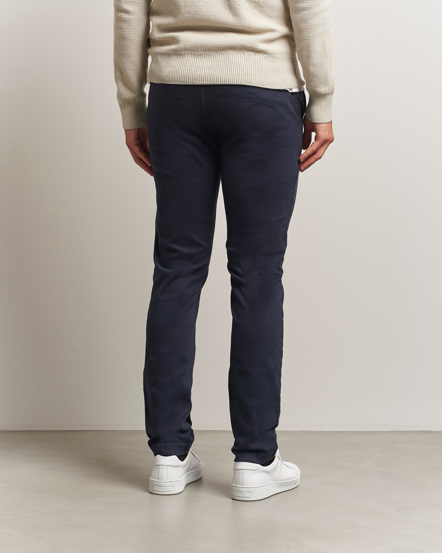 Herre | Bukser | BOSS ORANGE | Cotton Chino Dark Blue