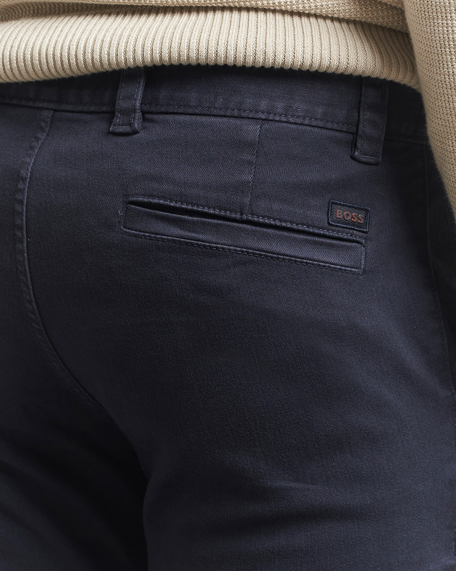 Herre | Bukser | BOSS ORANGE | Cotton Chino Dark Blue