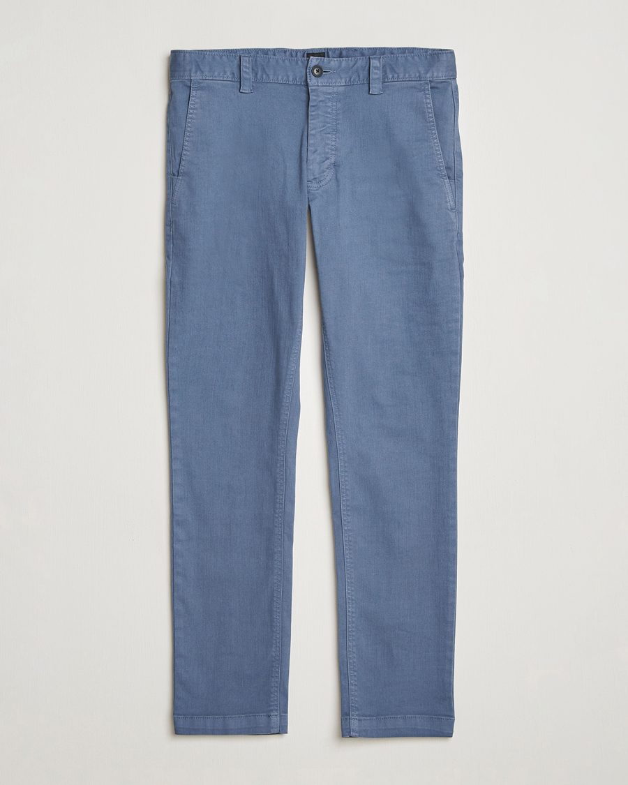 Herre | Bukser | BOSS ORANGE | Cotton Chino Open Blue