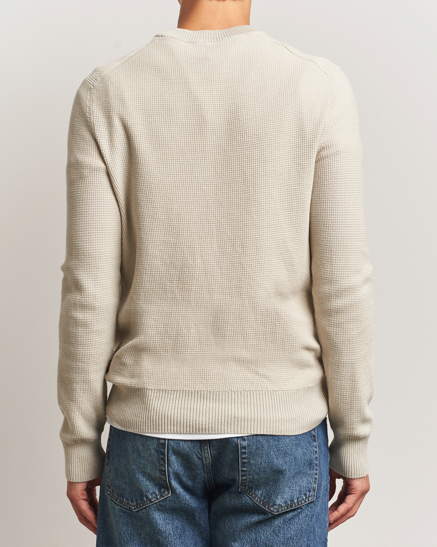 Herre | Gensere | BOSS ORANGE | Klapok Knitted Crew Neck Sweater Light Beige