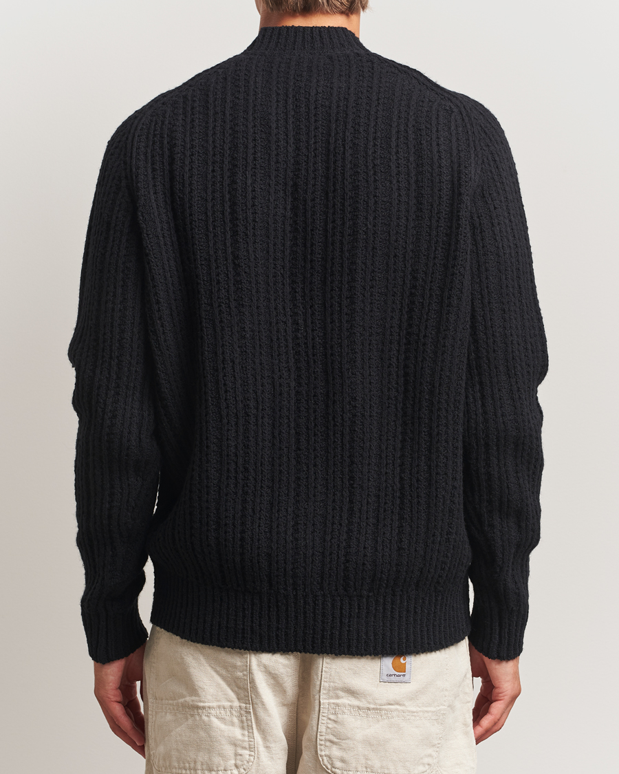 Herre | Gensere | BOSS ORANGE | Kortho Wool Knitted Cardigan Black
