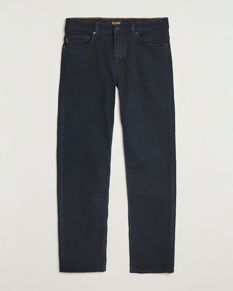 Herre | Bukser | BOSS ORANGE | Delaware Slim Fit Jeans Dark Blue